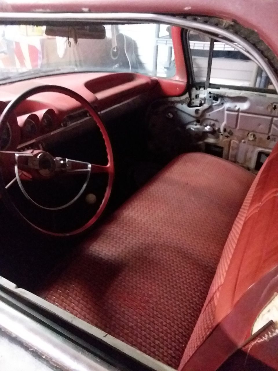 1960 Chevrolet El Camino Biscayne | Sioux Falls, SD, Red & Orange, Rear Wheel