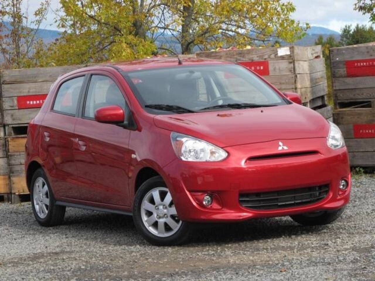 2014 Mitsubishi Mirage | Brandon, SD, Infrared (Red & Orange), Front Wheel