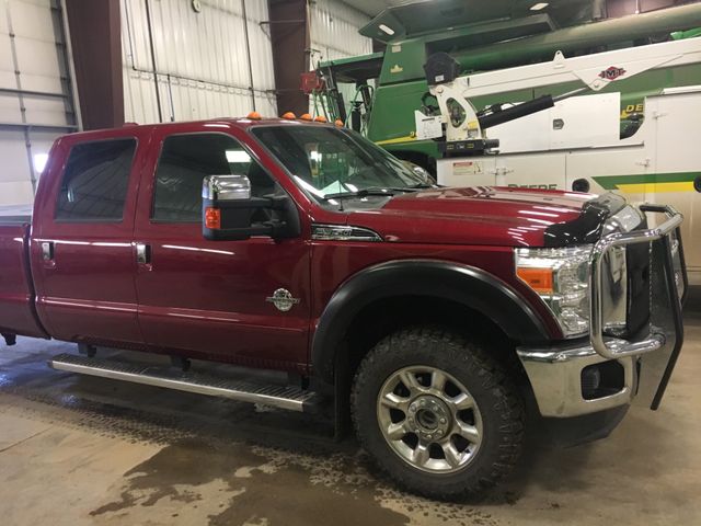 2013 Ford F-350 Super Duty Lariat, Ruby Red Metallic Tinted Clear Coat (Red & Orange), 4x4