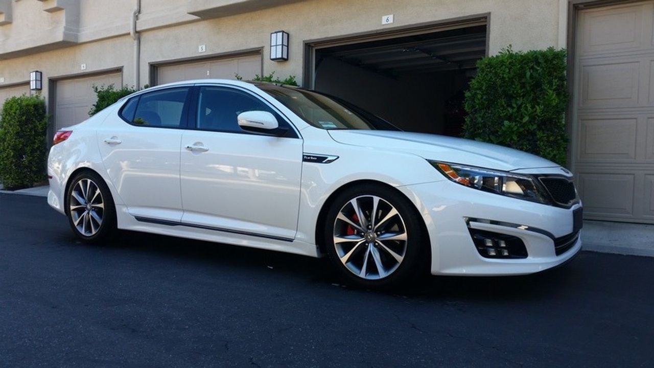 2015 Kia Optima | Sioux Falls, SD, Snow White Pearl (White), Front Wheel