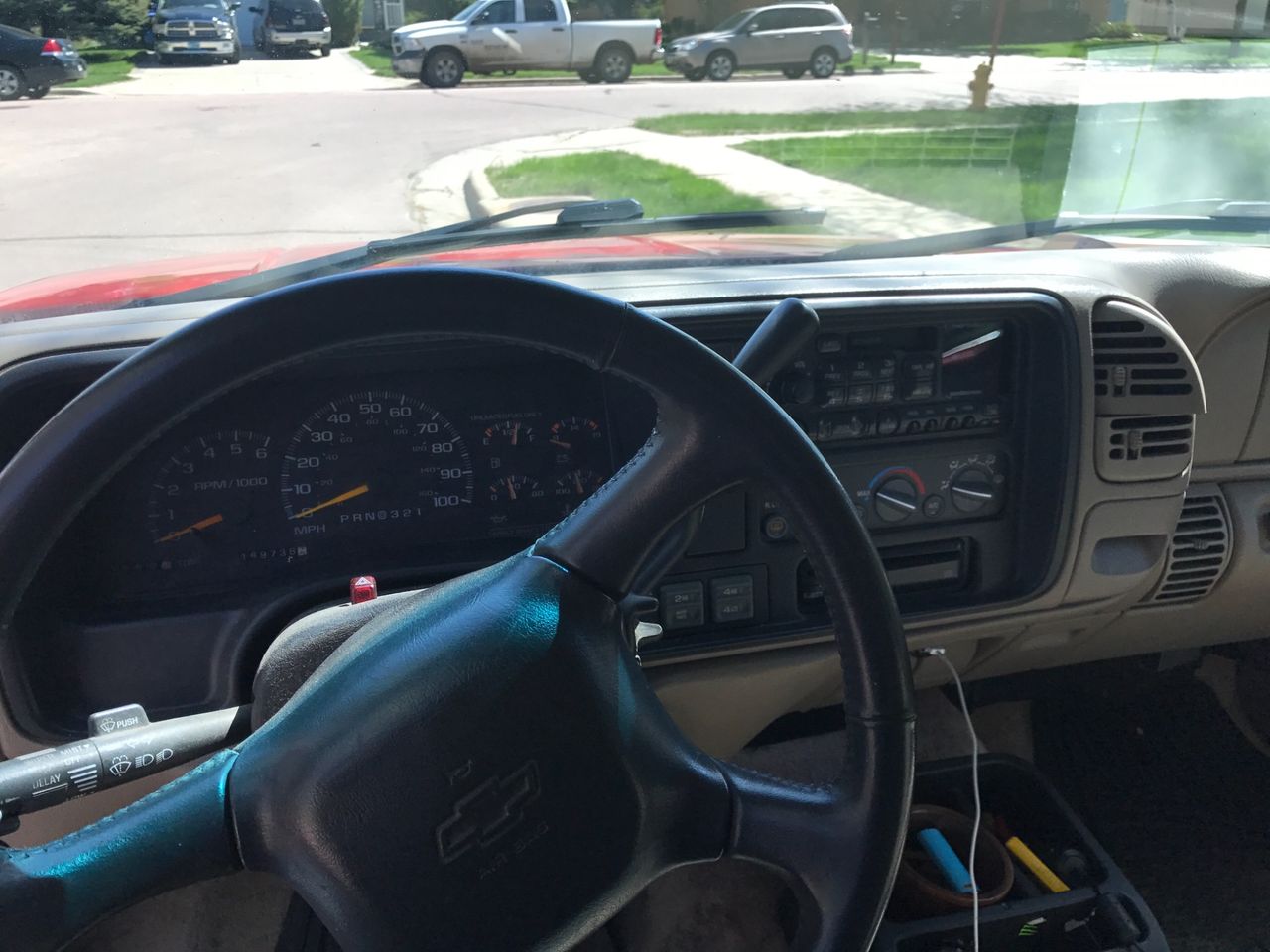 1999 Chevrolet Tahoe LS | Sioux Falls, SD, Victory Red (Red & Orange), 4 Wheel