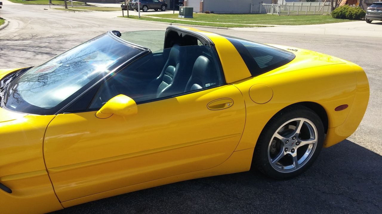 2004 Chevrolet Corvette Base | Sioux Falls, SD, Millennium Yellow (Yellow), Rear Wheel