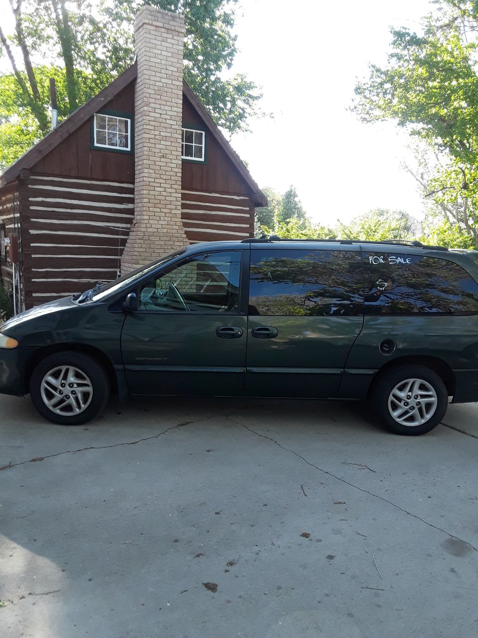 2000 Dodge Grand Caravan SE | Ephraim, UT, Shale Green Metallic (Green), Front Wheel