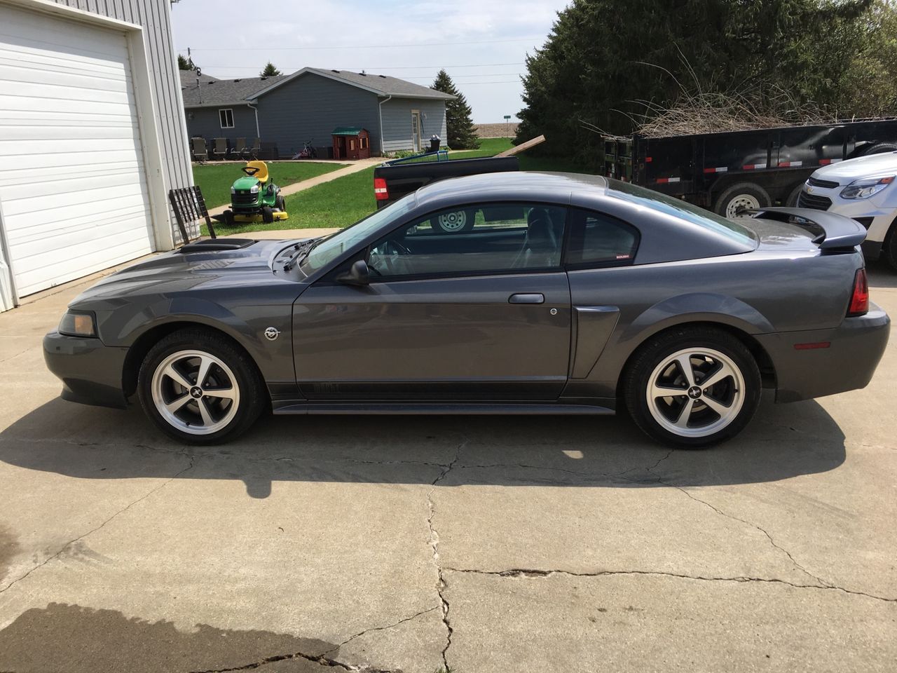 2004 Ford Mustang | Sioux Falls, SD, Silver Clearcoat Metallic (Silver), Rear Wheel