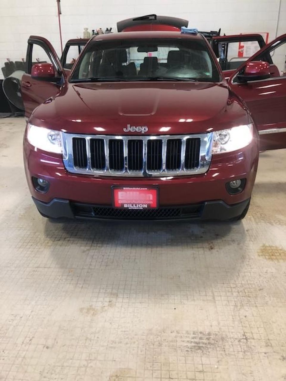 2012 Jeep Grand Cherokee Laredo | Sioux Falls, SD, Deep Cherry Red Crystal Pearl Coat (Red & Orange), 4x4