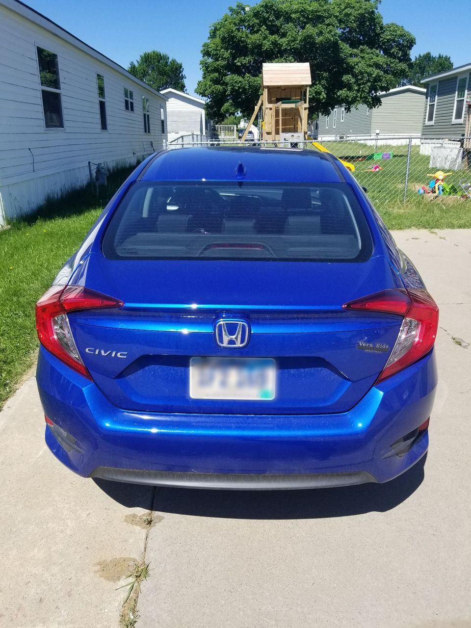 2018 Honda Civic EX | Sioux Falls, SD, Aegean Blue Metallic (Blue), Front Wheel