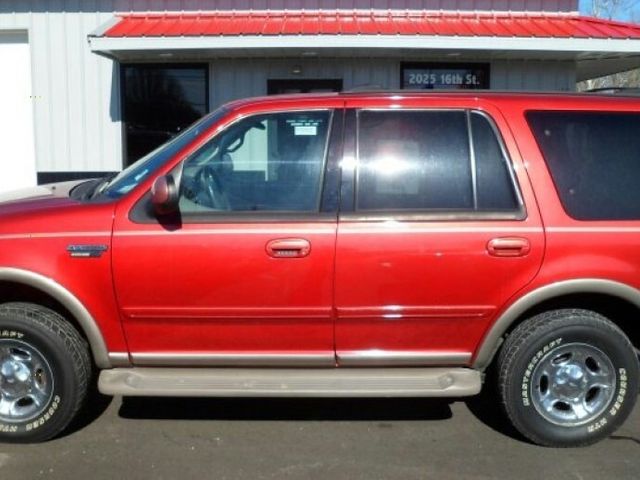 2000 Ford Expedition Eddie Bauer, Laser Red Tinted Clearcoat (Red & Orange), 4 Wheel