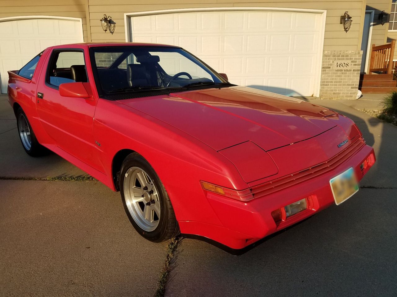 1986 Dodge Conquest TSi Turbo | Sioux Falls, SD, Red & Orange, Rear Wheel