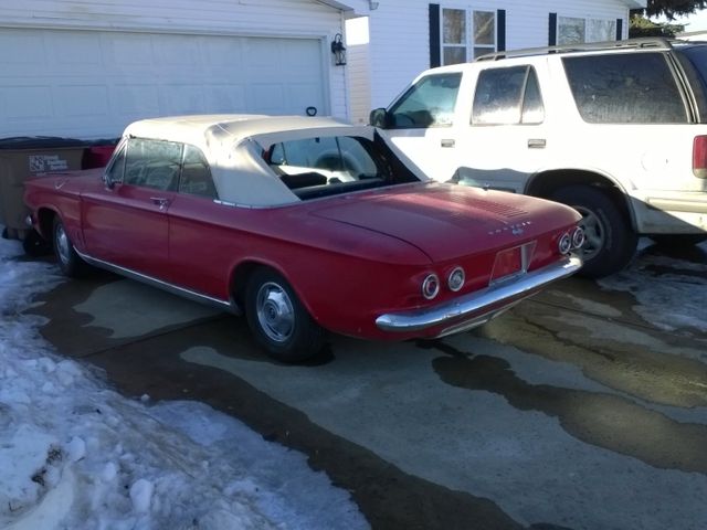 1964 Chevrolet Corvair, Red & Orange