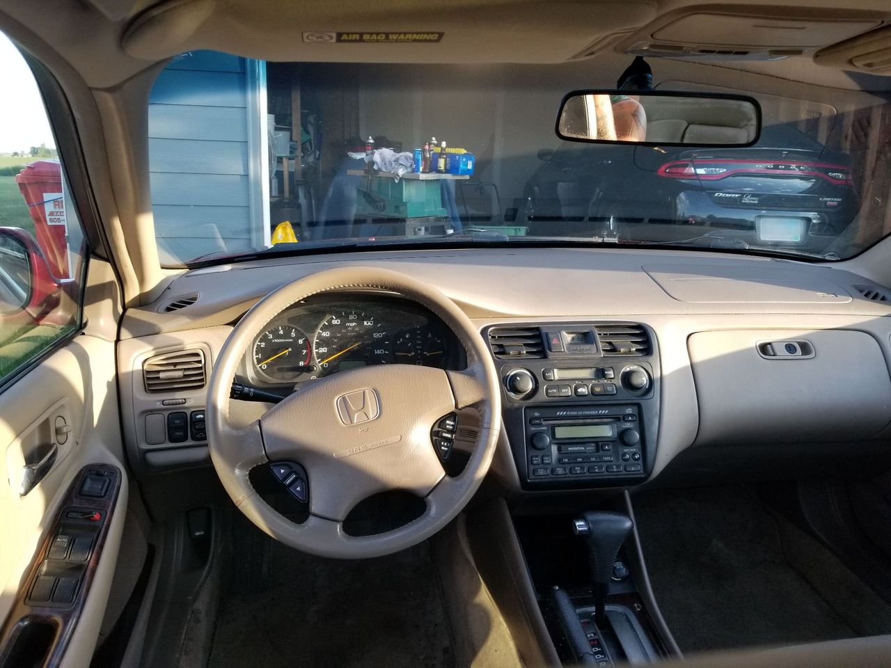 2001 Honda Accord EX w/Leather | Sioux Falls, SD, San Marino Red (Red & Orange), Front Wheel