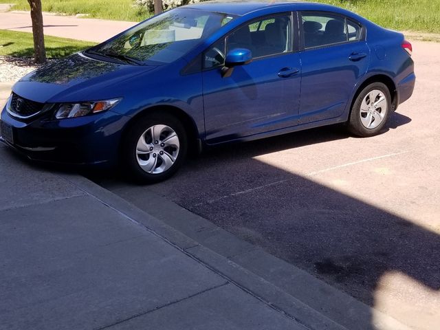 2013 Honda Civic, Dyno Blue Pearl (Blue), Front Wheel
