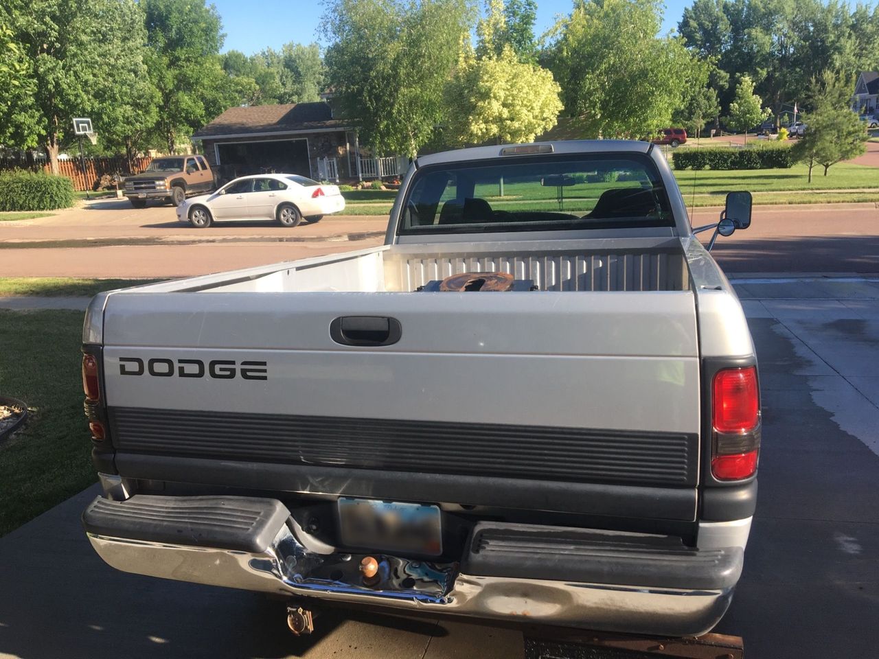 1999 Dodge Ram Pickup 2500 ST | Hartford, SD, Radiant Red (Red & Orange), Rear Wheel