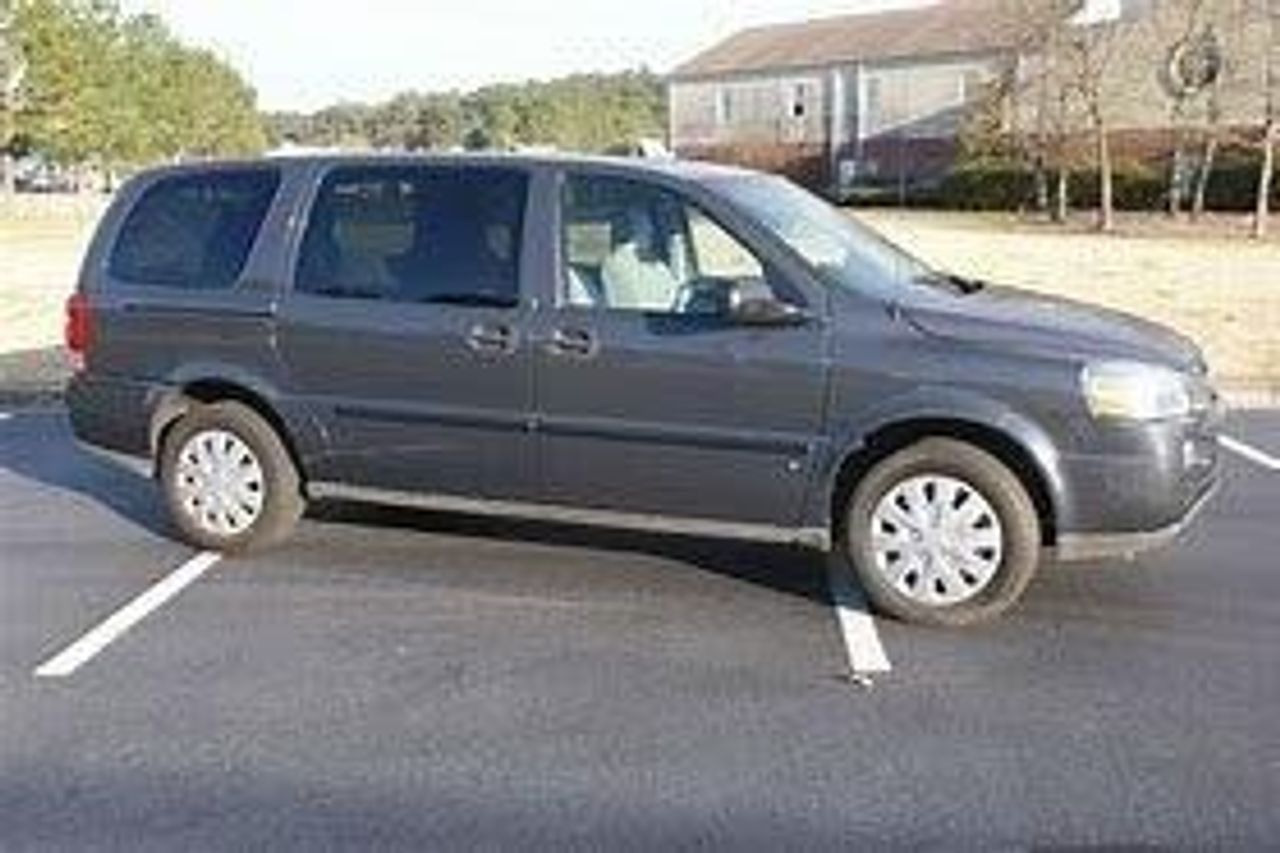 2008 Chevrolet Uplander | Hurley, SD, Desert Brown Metallic (Brown & Beige), Front Wheel