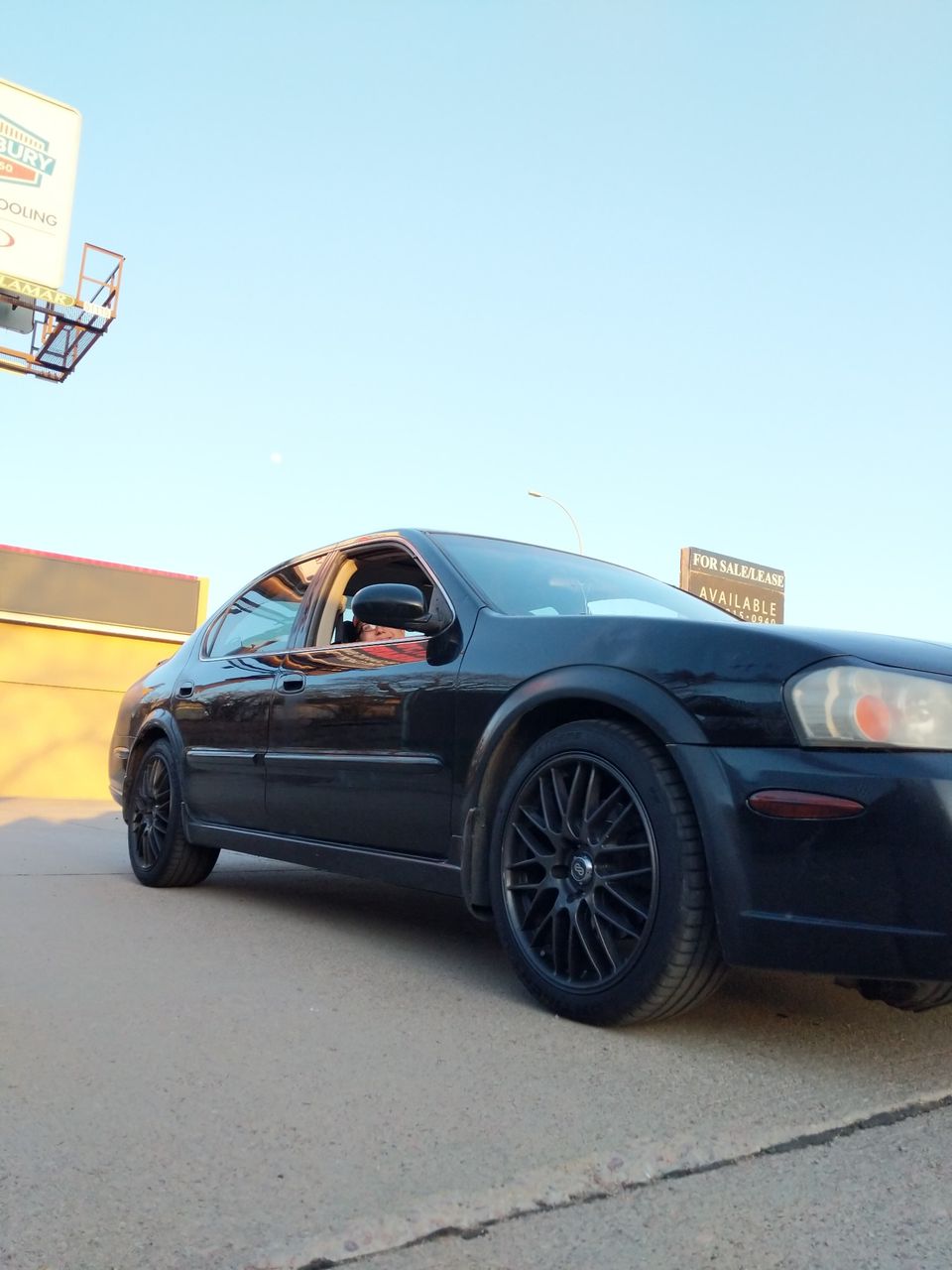 2002 Nissan Maxima GLE | Sioux Falls, SD, Super Black (Black), Front Wheel