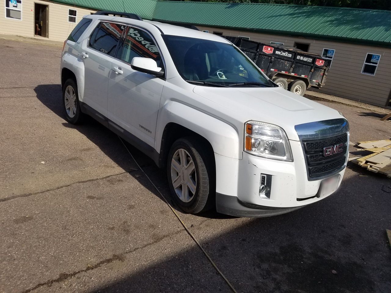 2012 GMC Terrain SLT-1 | Sioux Falls, SD, Olympic White (White), Front Wheel