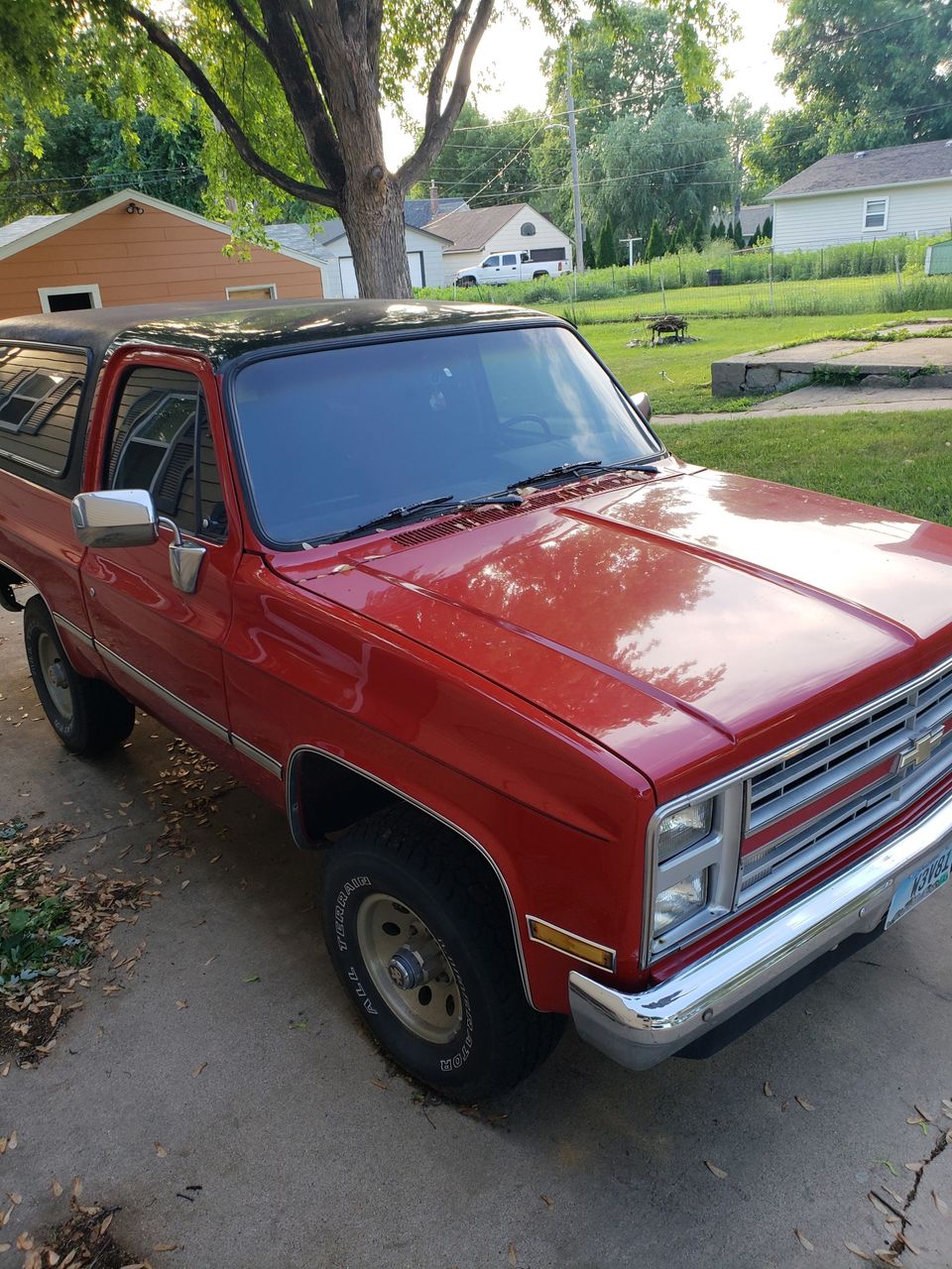 1987 Chevrolet Blazer Silverado | Sioux Falls, SD, Red & Orange, 4 Wheel