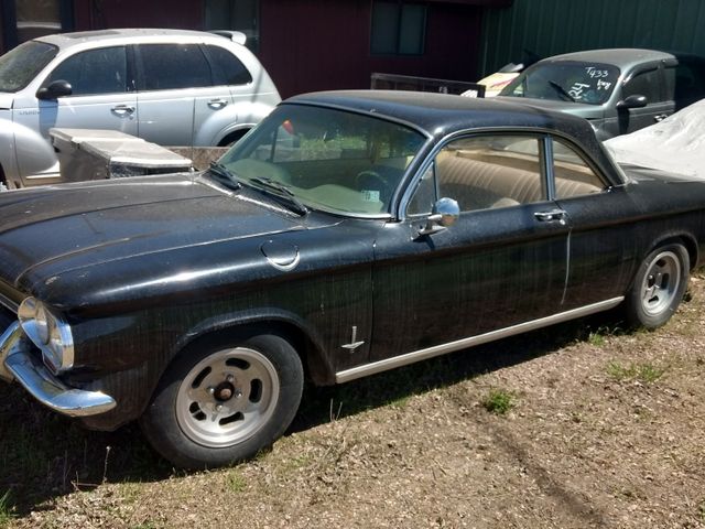 1962 Chevrolet Corvair Monza, Black, Rear Wheel