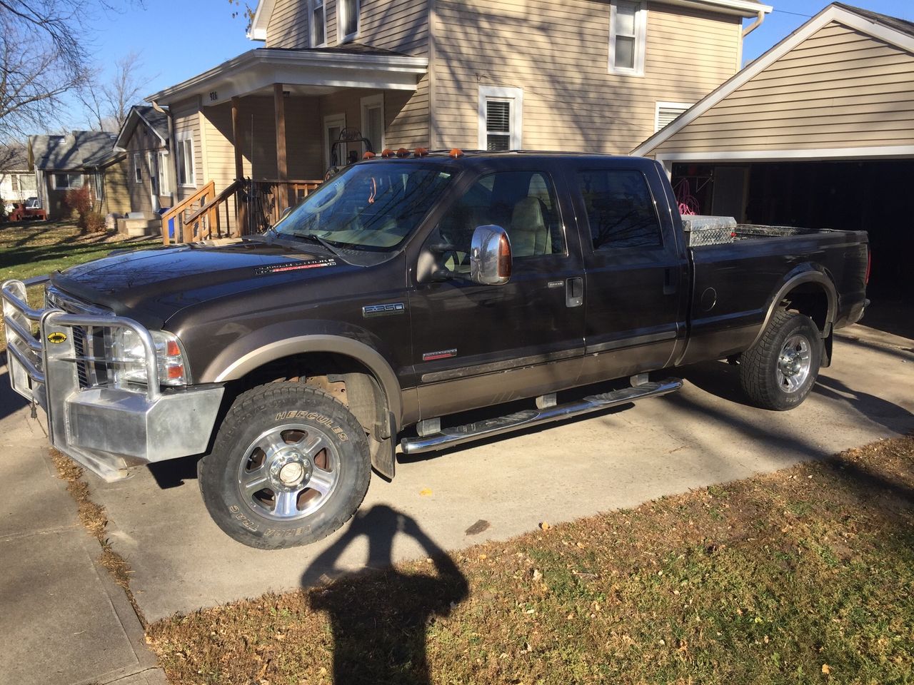 2007 Ford F-350 Super Duty Lariat | Sioux Falls, SD, Dark Green Satin Clearcoat Metallic/Silver Clearcoat Metallic (Green), 4 Wheel