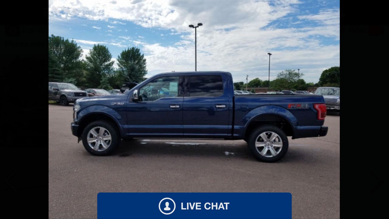 2017 Ford F-150 Platinum | Sioux Falls, SD, Blue Jeans (Blue)