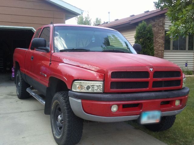 1998 Dodge RAM 150, Red & Orange