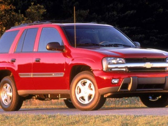 2005 Chevrolet TrailBlazer, Majestic Red Metallic/Silverstone Metallic (Red & Orange)