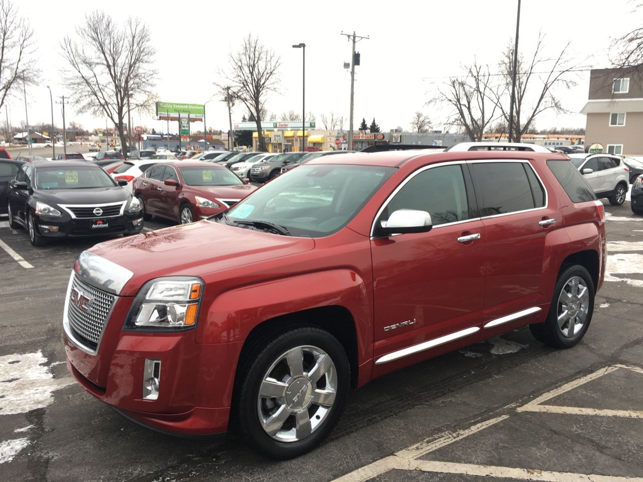 2013 GMC Terrain Denali | Sioux Falls, SD, Crystal Red Tintcoat (Red & Orange), All Wheel