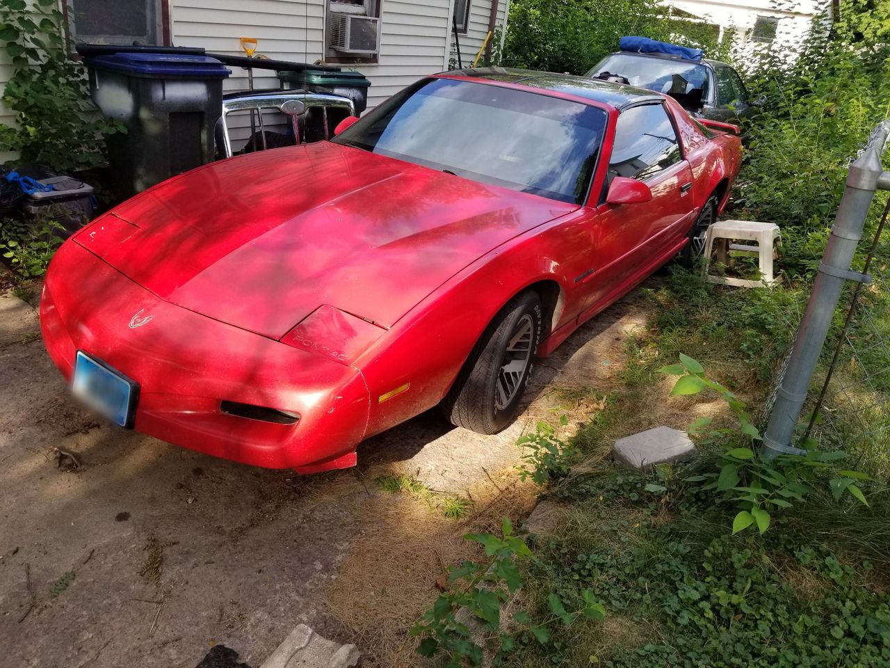 1991 Pontiac Firebird Base | Sioux Falls, SD, Bright Red (Red & Orange), Rear Wheel