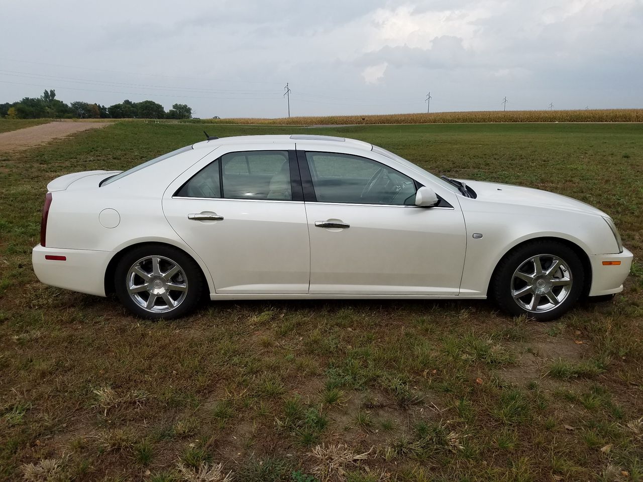 2005 Cadillac STS Base | Sioux Falls, SD, Sand Storm (Brown & Beige), Rear Wheel