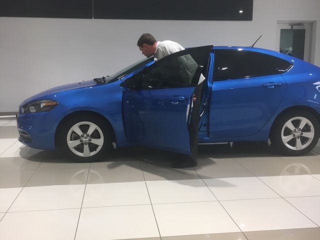 2016 Dodge Dart SXT, True Blue Pearl Coat (Blue), Front Wheel