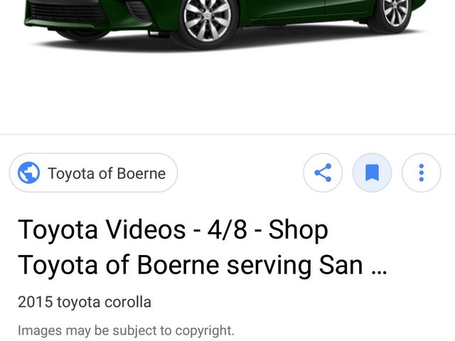 2017 Toyota Corolla, Galactic Aqua Mica (Green), Front Wheel