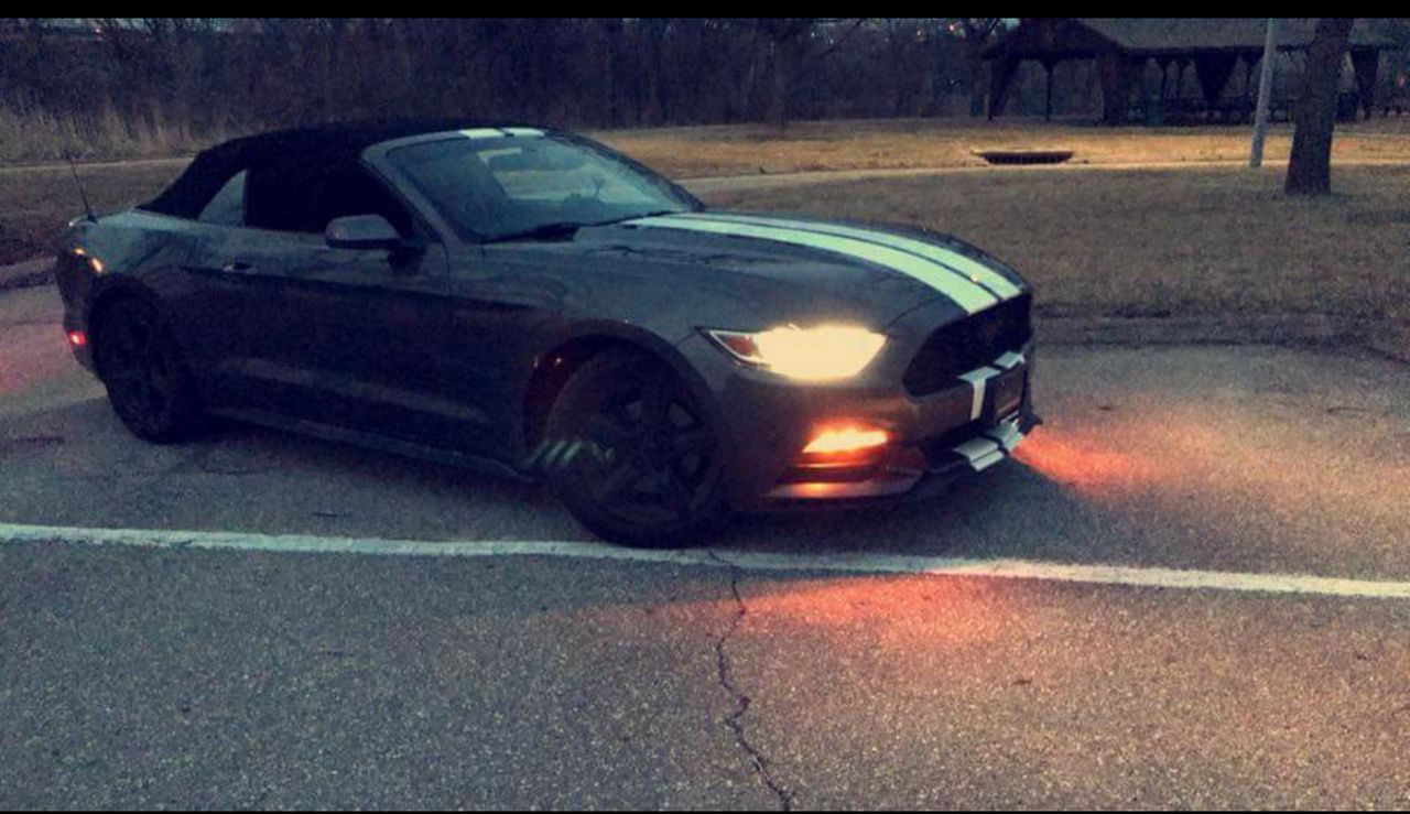 2015 Ford Mustang V6 | West Des Moines, IA, Black (Black), Rear Wheel