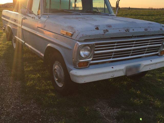 1968 Ford F-250 XL, Light Blue, 4x4