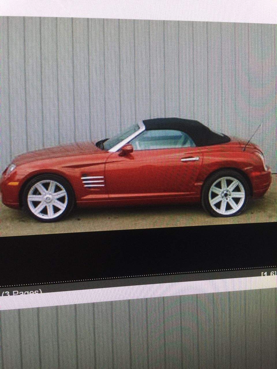 2005 Chrysler Crossfire | Hartford, SD, Blaze Red Crystal Pearlcoat (Red & Orange), Rear Wheel