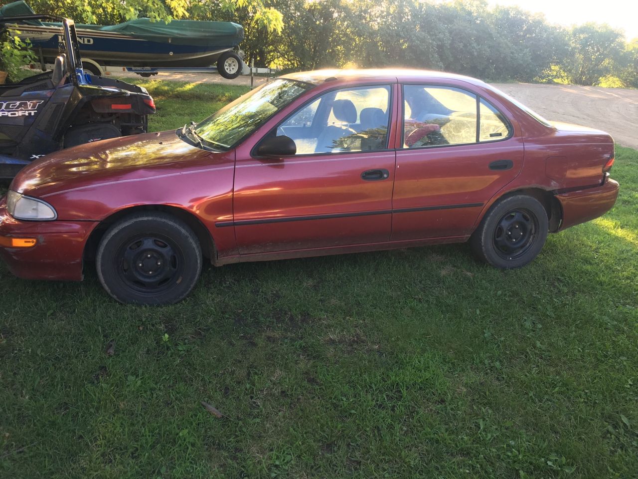 1995 Geo Prizm | Hills, MN, , Front Wheel