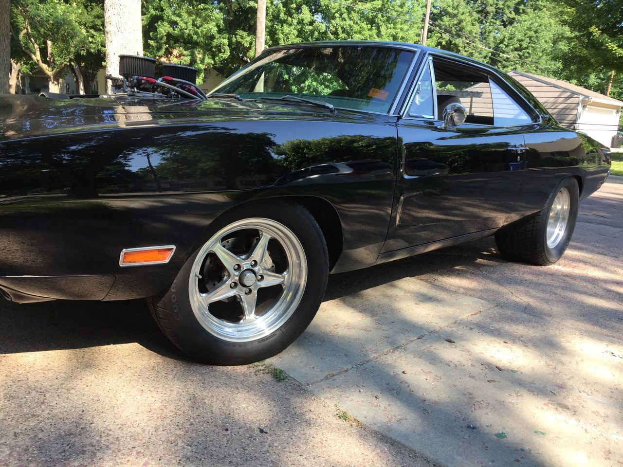 1970 Dodge Charger | Sioux Falls, SD, Black, Rear Wheel