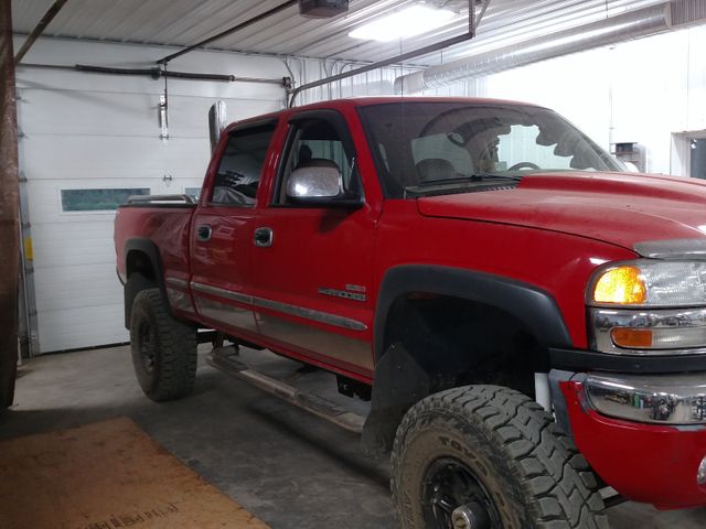 2002 GMC Sierra 2500HD, Fire Red (Red & Orange), 4 Wheel