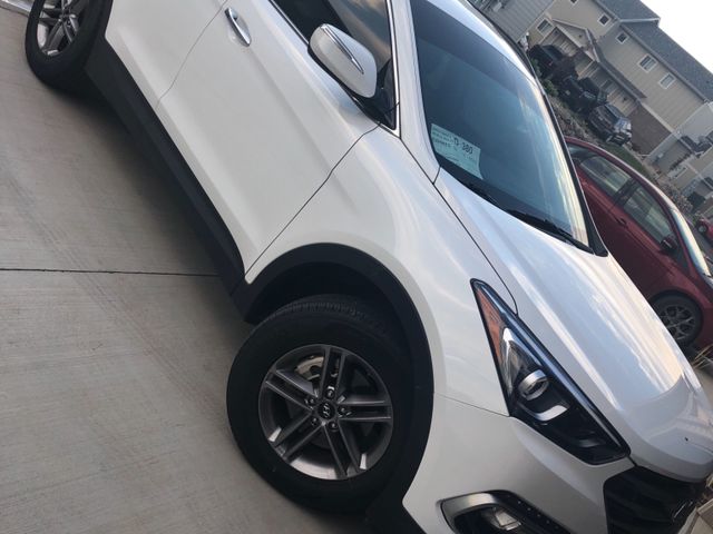 2018 Hyundai Santa Fe Sport, Pearl White (White)