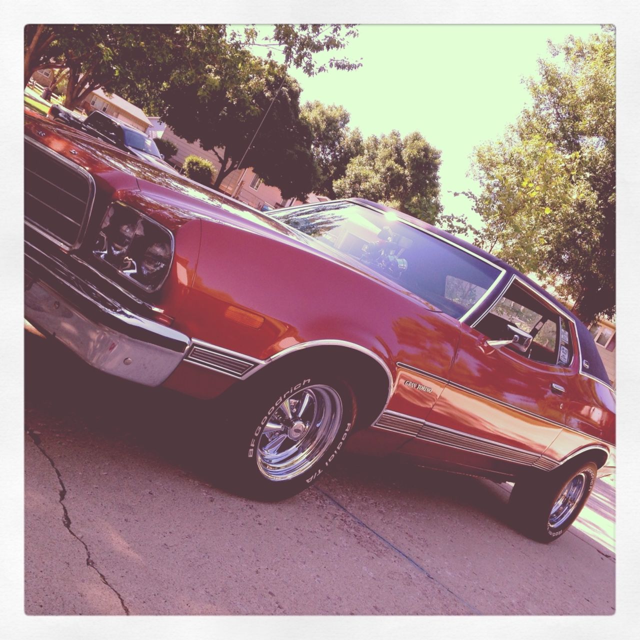 1973 Ford Torino Brougham | Sioux Falls, SD, Brown, Rear Wheel