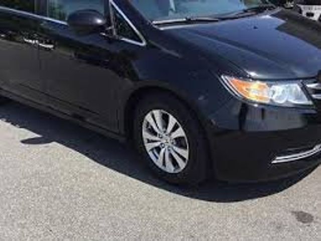 2014 Honda Odyssey, Crystal Black Pearl (Black), Front Wheel