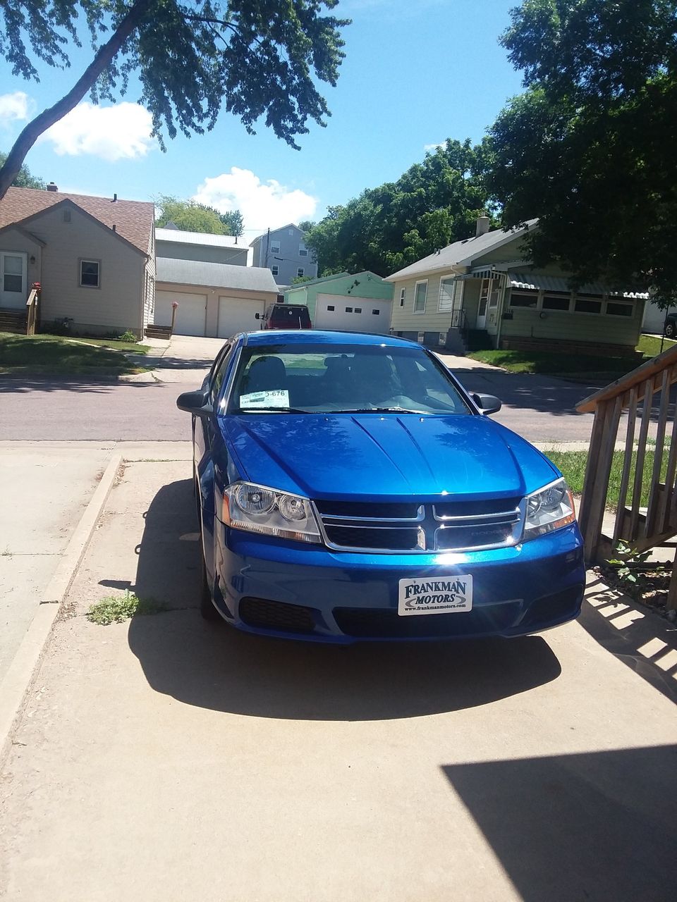 2012 Dodge Avenger | Sioux Falls, SD, Blue Streak Pearl Coat (Blue), Front Wheel