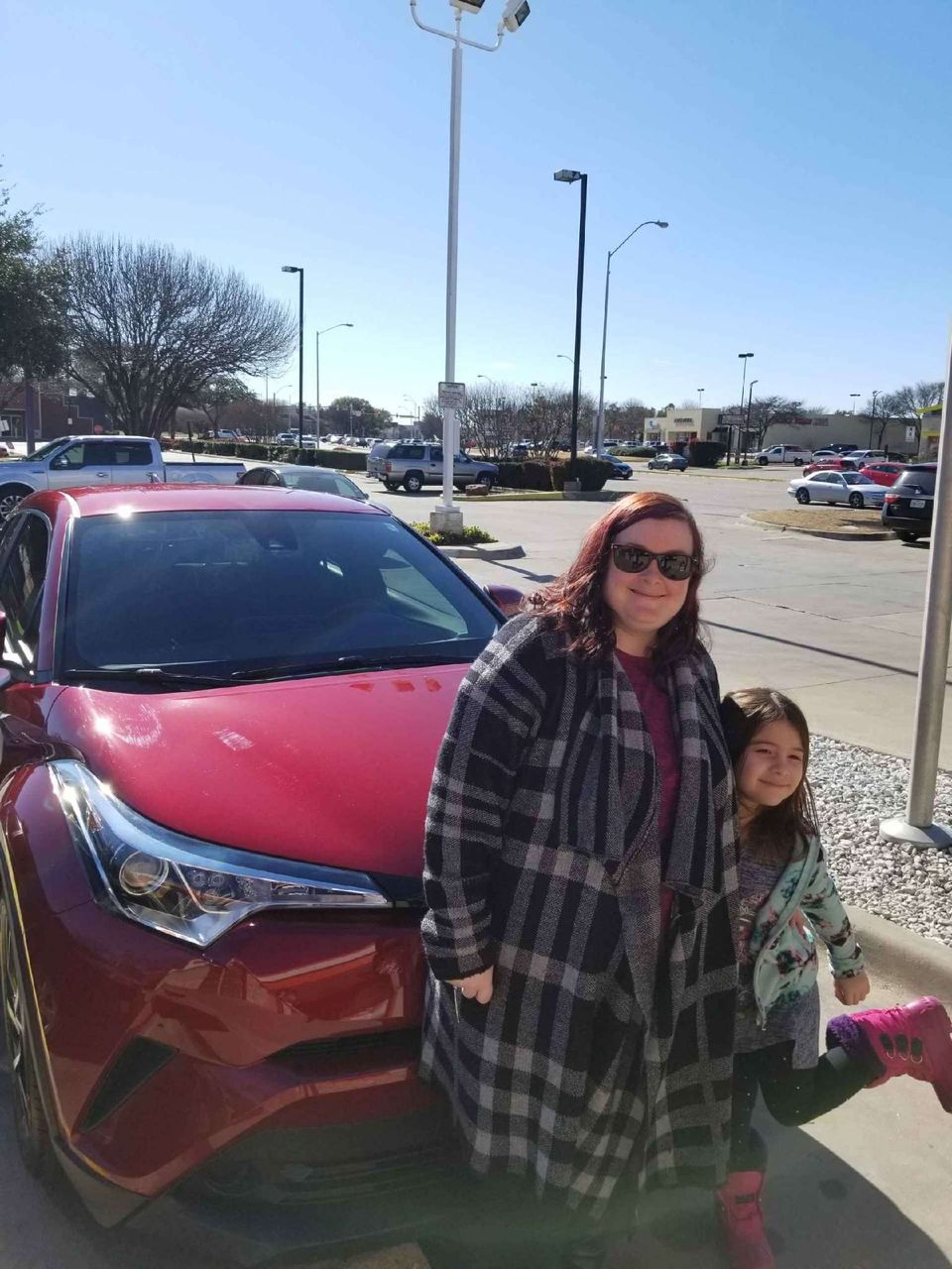 2018 Toyota C-HR XLE | Fort Worth, TX, Ruby Flare Pearl (Red & Orange), Front Wheel