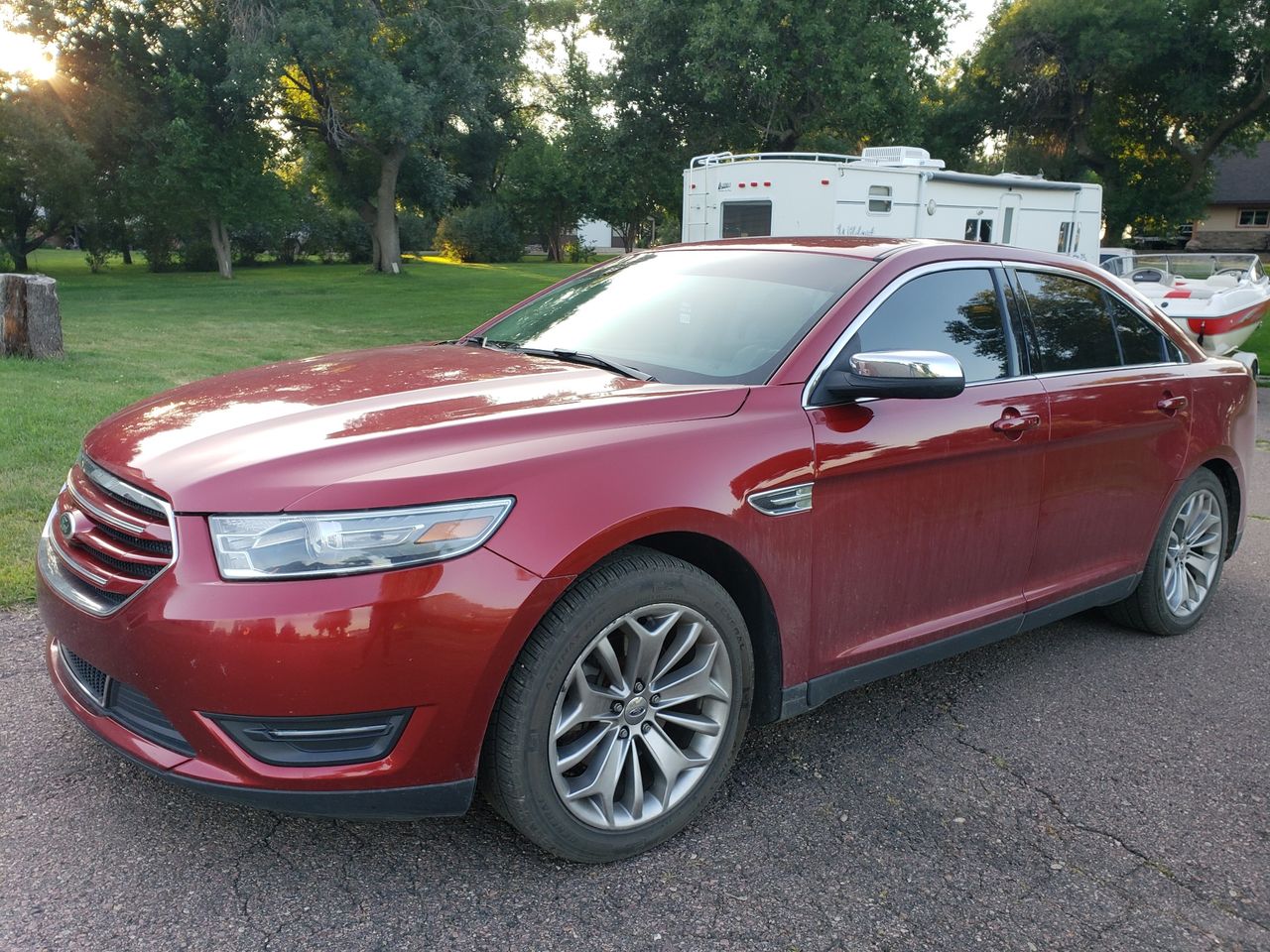 2013 Ford Taurus Limited | Sioux Falls, SD, Ruby Red Metallic Tinted Clear Coat (Red & Orange)