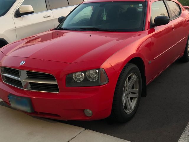 2007 Dodge Charger Base, Torred (Red & Orange), Rear Wheel