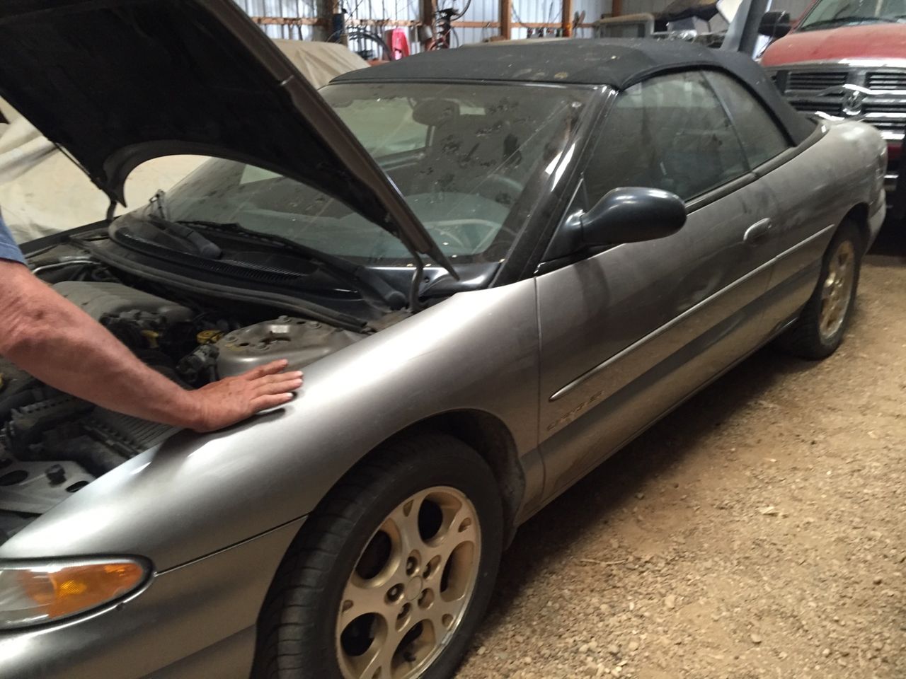 1999 Chrysler Sebring LX | Sioux Falls, SD, Silver Mist Clearcoat (Silver), Front Wheel