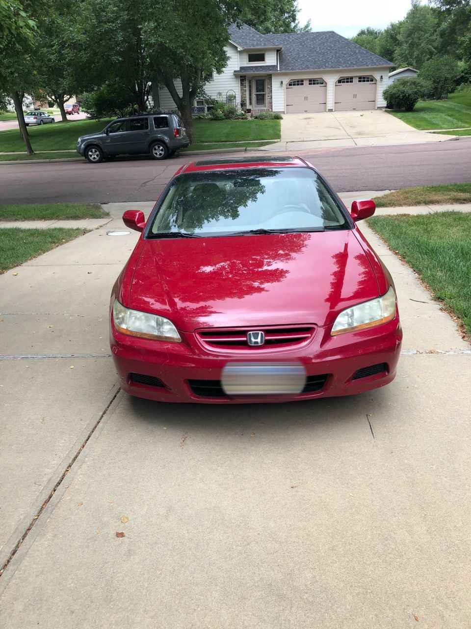 2003 Honda Accord EX w/Leather | Sioux Falls, SD, San Marino Red (Red & Orange), Front Wheel