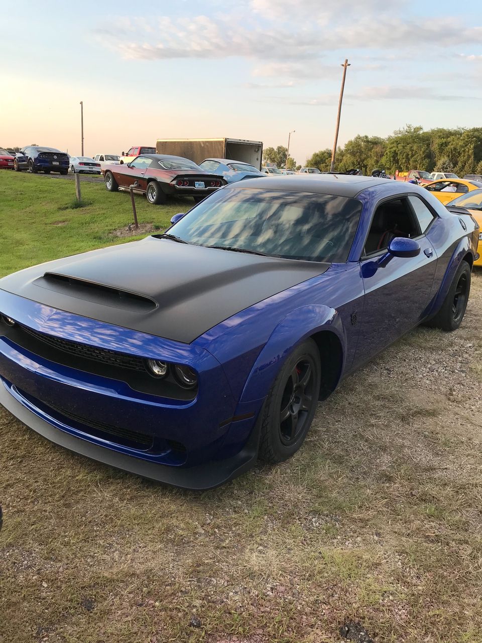 2018 Dodge Challenger SRT Demon | Sioux Falls, SD, Indigo Blue (Blue), Rear Wheel