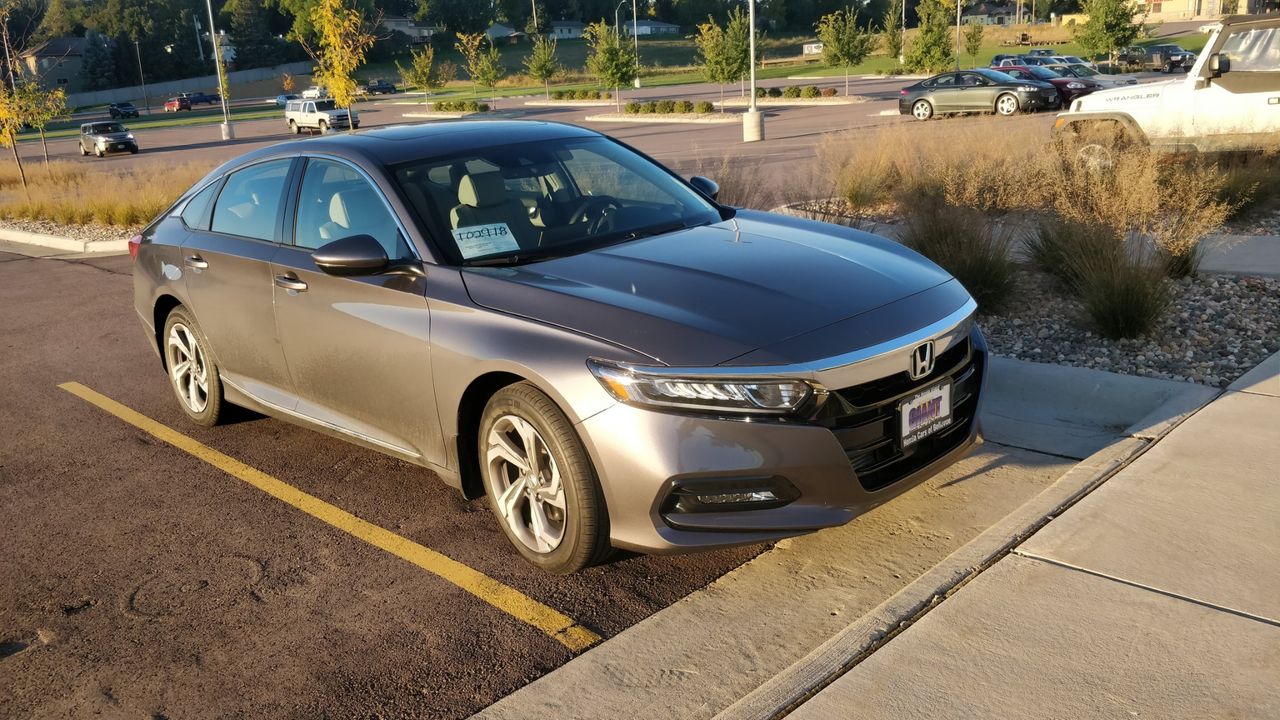 2018 Honda Accord EX-L | Castle Rock, CO, Modern Steel Metallic (Gray), Front Wheel