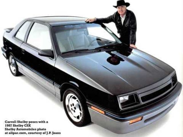 1987 Dodge Shadow Base, Black, Front Wheel