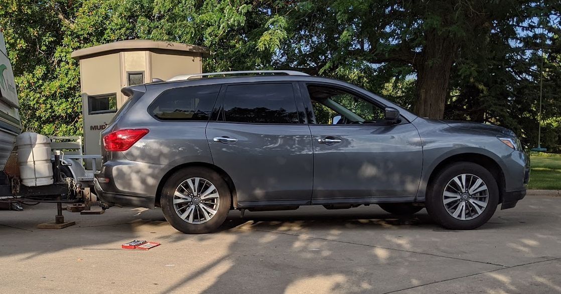 2019 Nissan Pathfinder SV | Sioux Falls, SD, Gun Metallic (Gray), 4X4