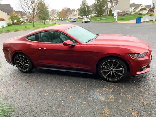 2017 Ford Mustang EcoBoost Premium, Ruby Red Metallic Tinted Clearcoat (Red), Rear Wheel